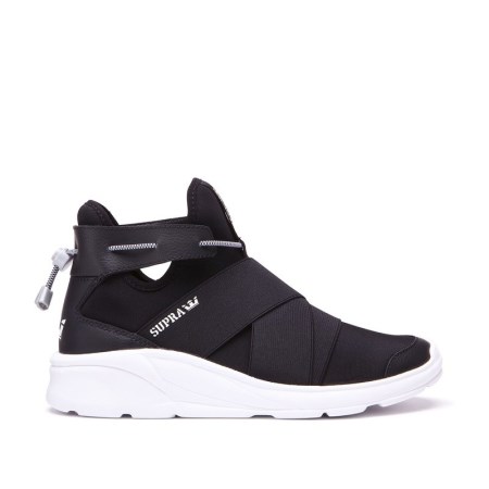 Supra Anevay Svart Høye Sneakers Dame [NO-2-G621]
